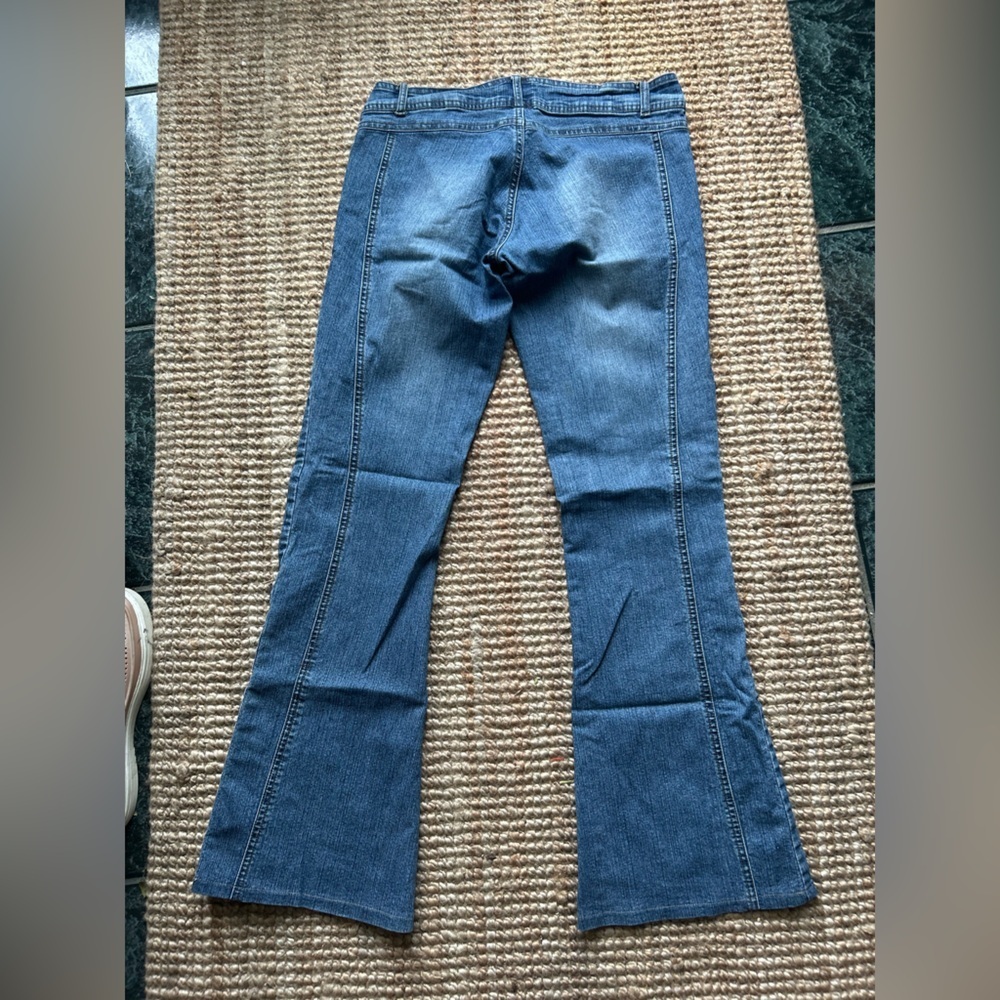 Vintage 90s stretch flares / low waist - Picture 11 of 12
